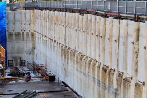 Shoring wall design review at Blaxland Road Ryde