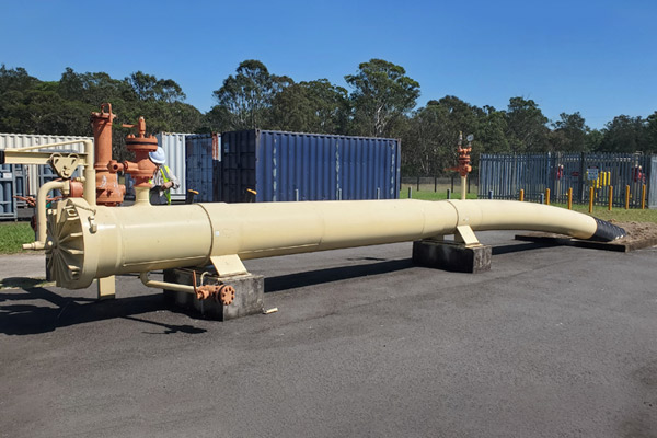 Gas Pipe Foundation