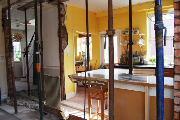 Removal of wall